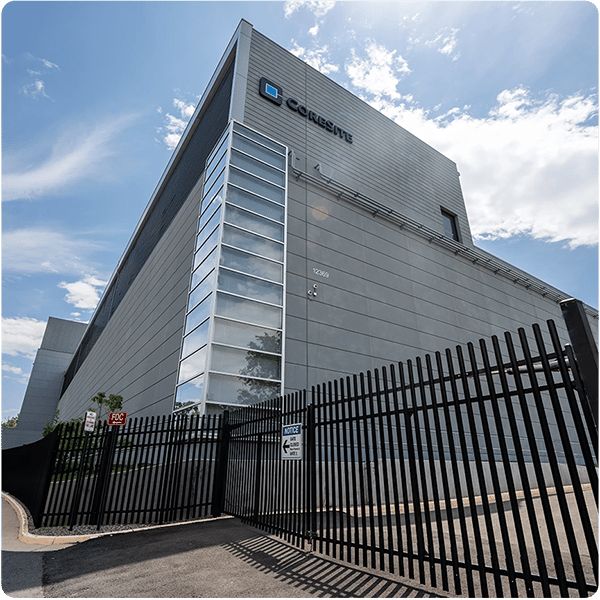 CoreSite VA3 Reston Data Center exterior view of building