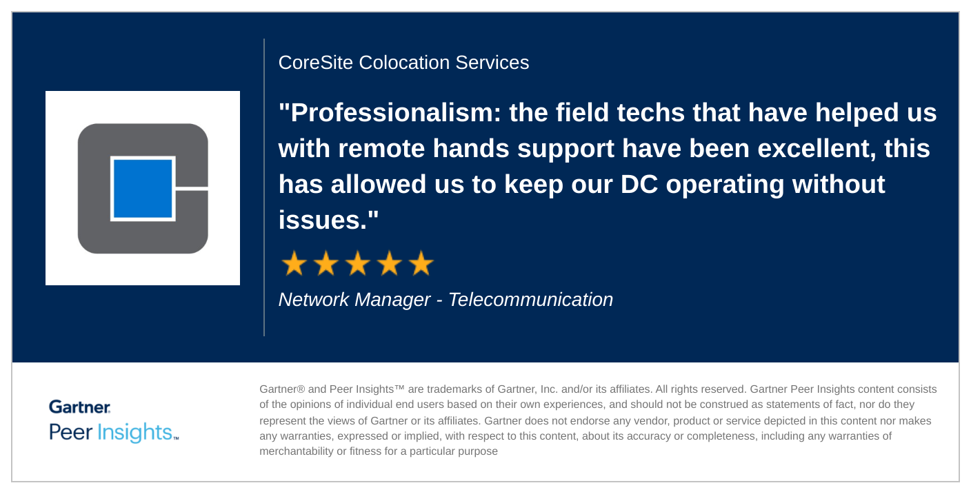 GPI_ReviewSnippet_CoreSite's_Colocation_Services_RemoteHands