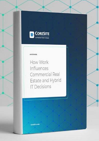 Hyperlinked image of white paper titled How Word Influences Commercial Real Estate and Hybrid IT Decisions.