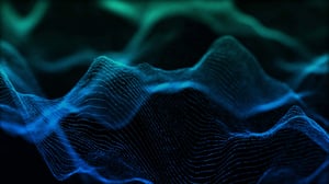 blue and green squiggly lines