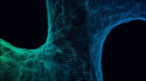 blue green gradient image