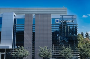 A photograph of the exterior of CoreSite SV4 data center