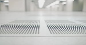raised floor tiles in data center image