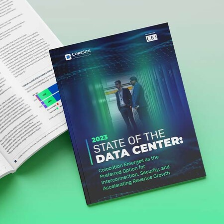 An image of the 2023 State of the Data Center report.