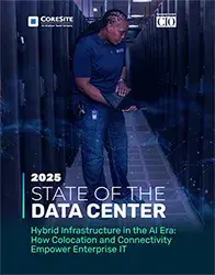 A thumbnail image of the 2025 State of the Data Center Report.