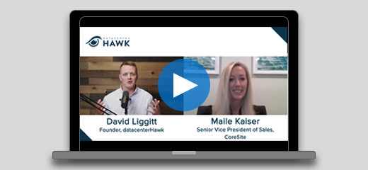 CORESITE'S SVP OF SALES, MAILE KAISER SITS DOWN WITH DATA CENTER HAWK CEO, DAVID LIGGITT TO DISCUSS LA3